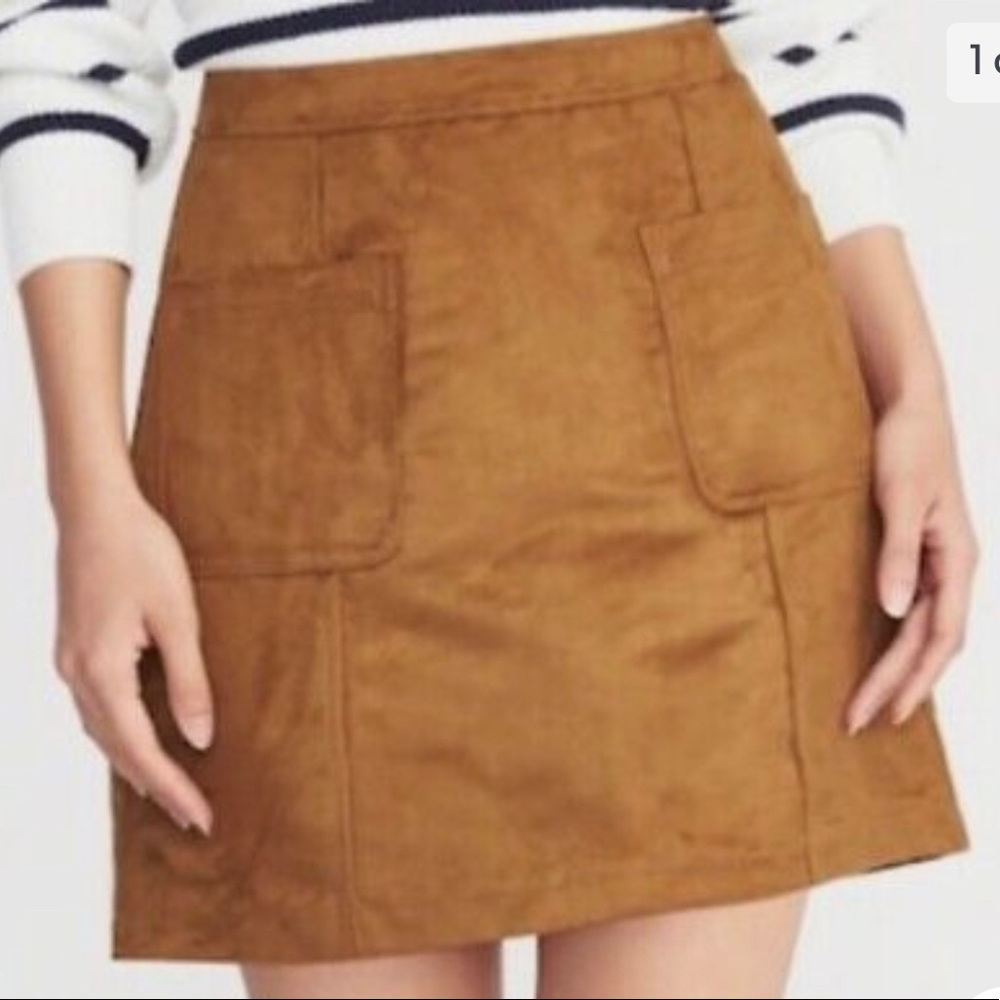 Old Navy Faux Suede Skirt